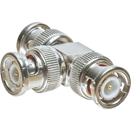 Gem By Triplett BNC "T" Adapter All Male, PK10 301-T3TP