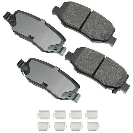 Akebono Proact Disk Pad, Act1274A ACT1274A