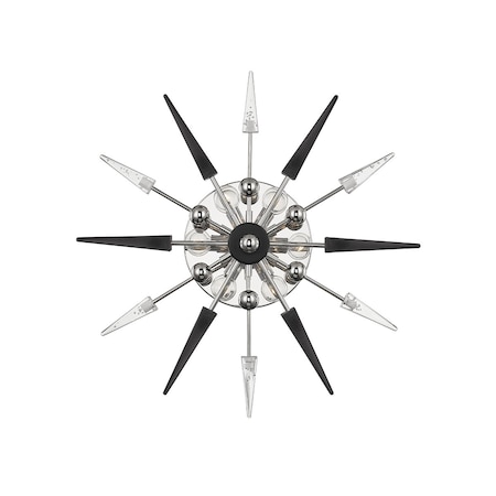 Hudson Valley Lighting Sparta 6 Light Wall Sconce 25.25 In. Polished Nickel 9024-PN