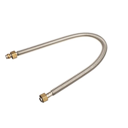 Hestan Commercial Flex Hose with Fittings, 3/8in OD x 18in 005683
