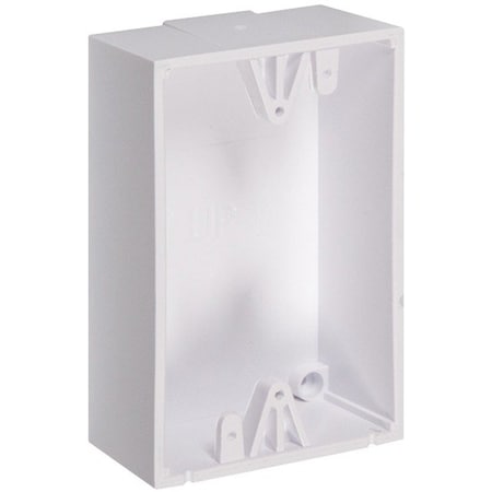Safety Technology International Back Box, Polycarbonate, White KIT-71100A-W