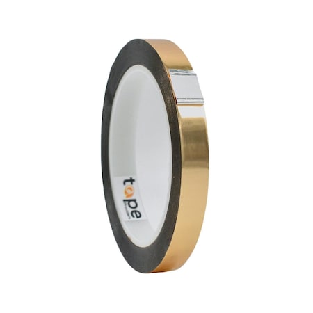 Wod Tape MPFT1 Metalized Polyester Mylar Film Tape Gold: 1/2 in. x 72 yds, 96PK WOD MPFT1-00500-96-72-GOL
