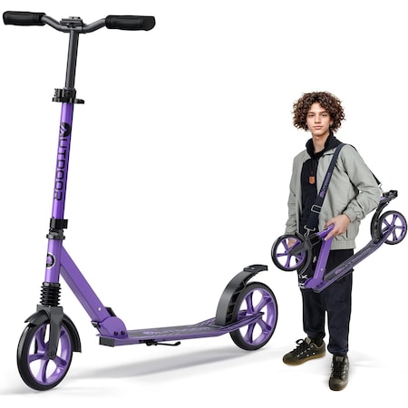 Outdoorcruiser Outdoor Cruiser Kick Scooter, Ages 6+, 240 LBS Max, Foldable, 8in. Wheels, Suspension, Purple OCTENS917