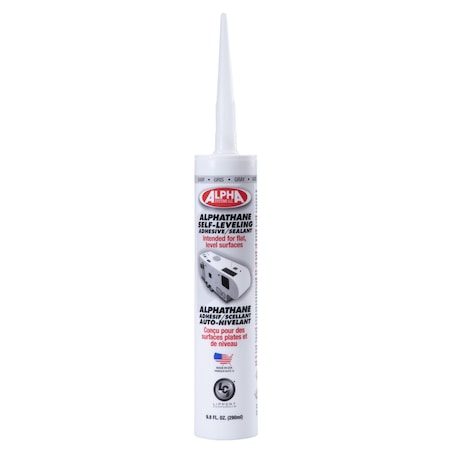 Lippert 5121 GREY ALPHATHANE 100% SOLIDS SELF LEVELING - 9.8 OZ TUBE 862220