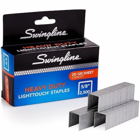 Swingline Staples, Litetch, Heavy Duty, 5/8, PK2500 90009