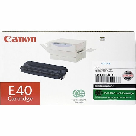 Canon Black Toner Cartridge, Market Indicator Cartridge No.: E40 E40