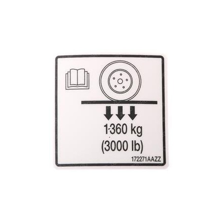 Skyjack REPLACEMENT STICKER, DECAL 172271