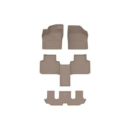 Weathertech Tan, Front and Rear and Rear FloorLiner HP 451084-1-2-5IM