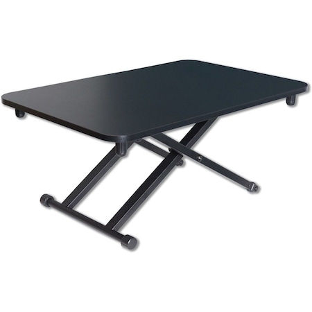 Victor Technology Laptop Stand, 28 3/4 in D X 18 1/2 in W X Melamine, Steel, Black DCX110