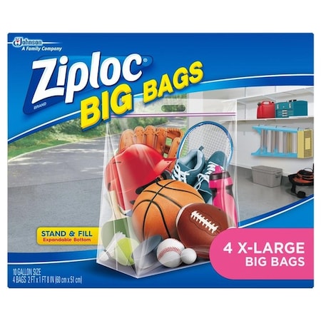 Ziploc Big Bags 10 gal Clear Storage Bag 71595