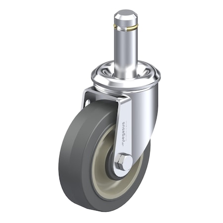 Pegasus Cstr, Swivl Stem, Gray Surelastic, 250 lb. P12S-PRP035D-SG6