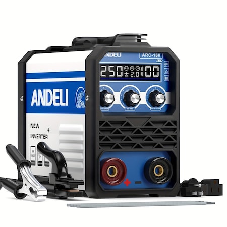 Wrightmaster 120 Amp 110/220 Volts Stick Welder with Overheat Protection, Digital Screen ZR-160