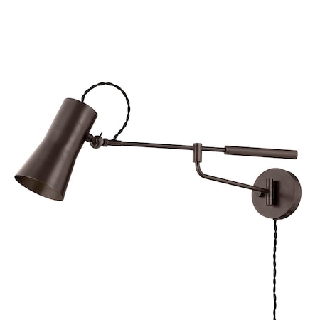 Troy Lighting Lauren Liess X Novel 1 Light Plug-In Sconce 4.75 In. Bronze PTL1308-BRZ
