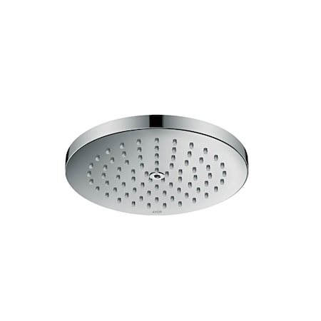 Axor ShowerSolutions Showerhead 180 1-Jet Powder Rain, 2.5 GPM in Chrome 28615001
