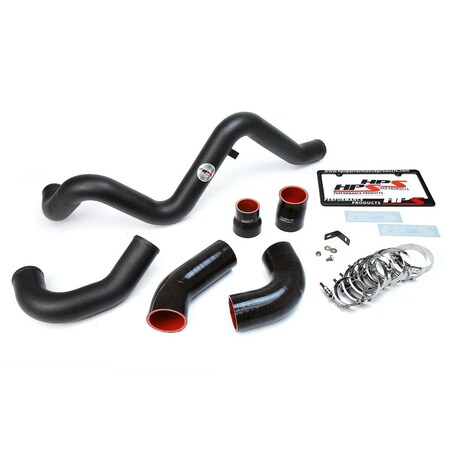 Hps Performance Intercooler Charge Pipe Kit (Cold and Hot Side), Black,  17-104WB