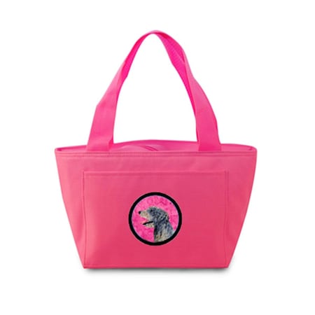 Carolines Treasures Pink Irish Wolfhound Zippered Insulated School Washable And Stylish Lunch Bag Cooler SS4782-PK-8808