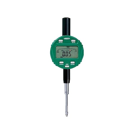 Insize Digital Indicator, Lug, 1in, .0005in 2139-25E