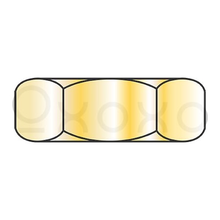 Oxoxo 5/16-18 MS35649, Military Hex Machine Screw Nuts Cadmium, 1000PK 256737