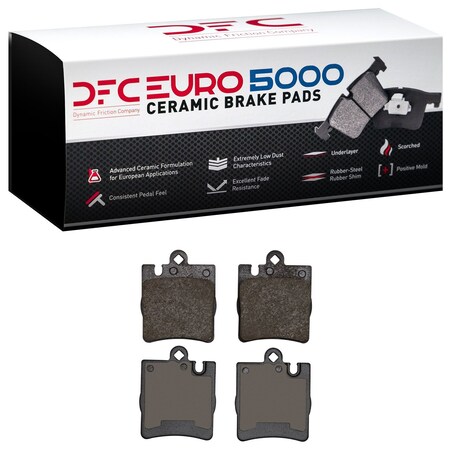 Dfc 5000 Euro Ceramic Disc Brake Pad Set,  1600-0876-00