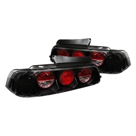 Spyder Automotive Black Euro Style Tail Lights for 1997-2001 Honda Prelude 5005274