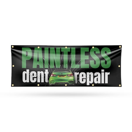 Signmission Paintless Dent Repair, 48 Inch x 120 Inch, Vinyl Banner B-120-30773