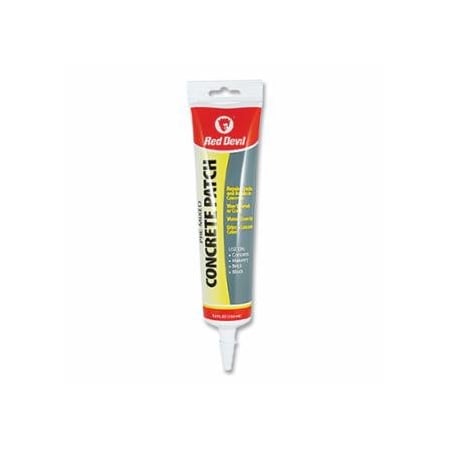 Red Devil Pre-Mixed Concrete Patch Squeeze Tube, 5.5 fl oz, Gray, 12PK 630-0645