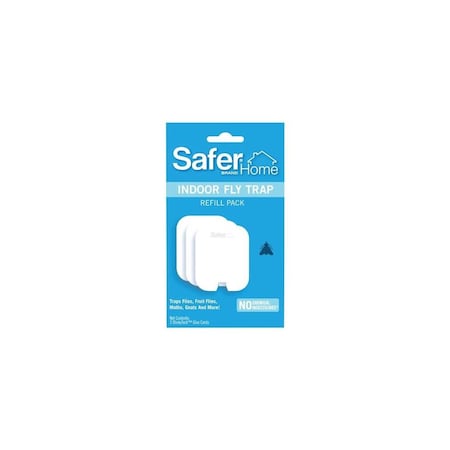 Safer Brand Home Indoor Glue Plug-In Fly Trap Refill, 3PK SH503