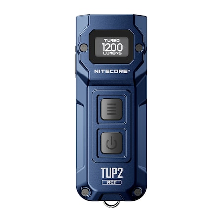 Nitecore TUP2 1200 Lumen MCT Rechargeable Keychain EDC Flashlight, Blue TUP2-BL