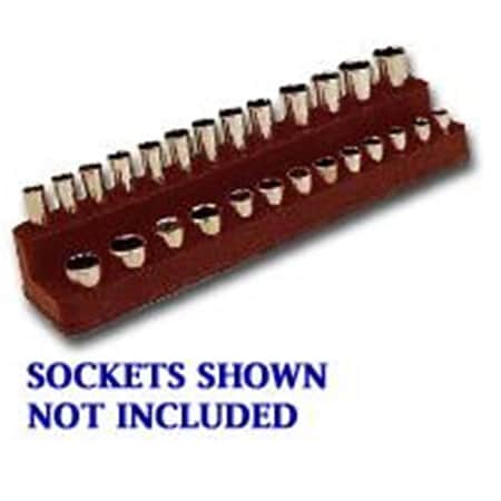 Mechanics Time Savers 1/4 Inch Drive Magnetic Black Socket Holder 4-14mm MTS728