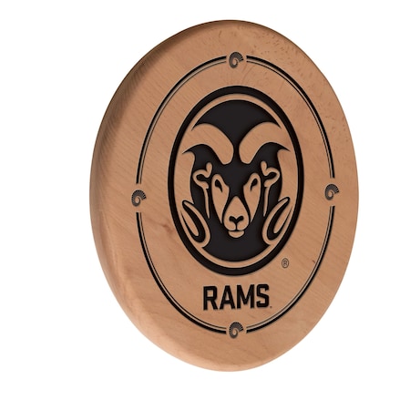 Holland Bar Stool Co Colorado State University 13" Laser Engraved Solid Wood Sign WSgnLNatColoSt