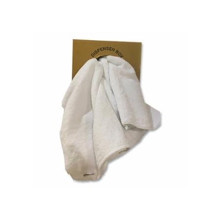 Spilfyter Reclaimed Wiping Product, White, 50 lb Compressed Box, Rags, 50PK 920-WR5200W-50CBX