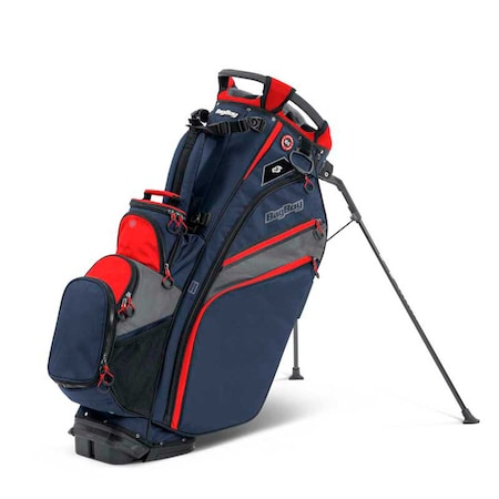 Bag Boy Chiller Pro Hybrid Stand Bag, Navy/Red/Charcoal BB39278