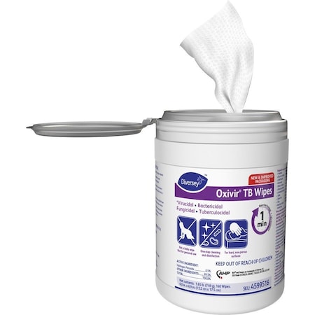Diversey Oxivir Tb Wipes, White DVO4599516