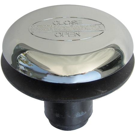 Westlake Pipe & Fittings 3/8''x1-3/4'' Rapid Fit Tip Toe Bathtub Drain Stopper with Chrome Plated Finish 3/1/4823