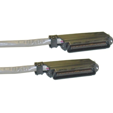 Cable Wholesale Cat3 Telco Trunk Cable, 90 degree Amphenol Centronics 50 (CN50) Male Connectors, 25 Twisted 11X3-25150