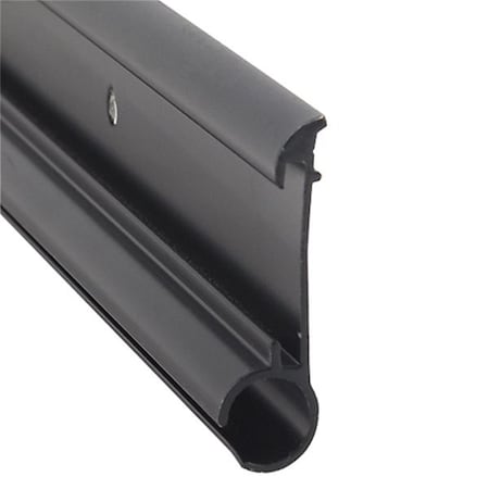 Strike3 16 ft. Black Aluminum Insert Awning Rail ST740055