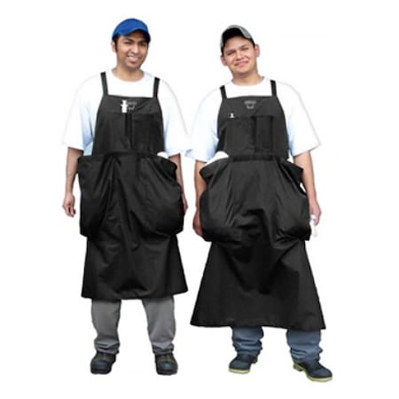 Generic Waterproof Cloth Towel Apron, Black, 45" 043877