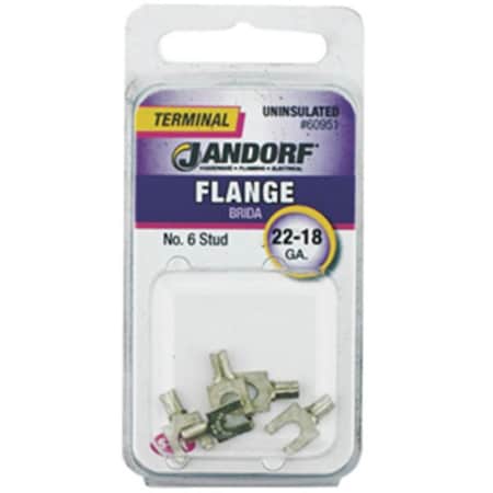 Jandorf Specialty Hardw 60951 Uninsulated Flange Terminal 2218 ga., 6 in. Stud 3401619