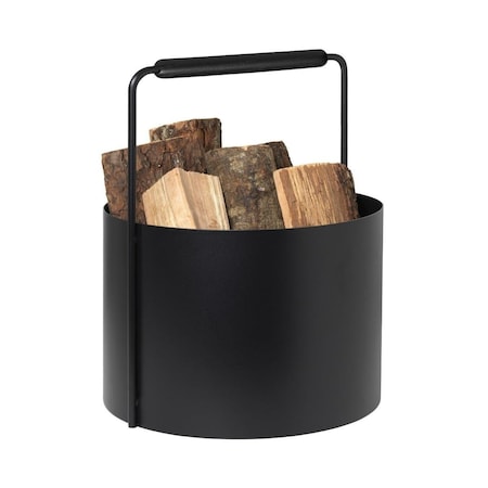 Eyecatcher Ashi Firewood Basket, Black EY2797196