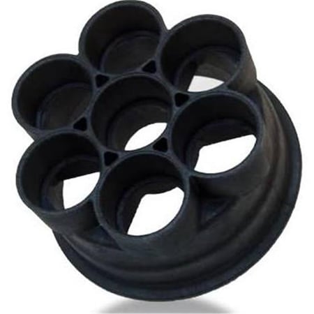 Paramount Apparel 2 in. 6 Port Valve Base - Black 5302403203