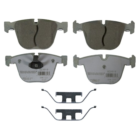 Wagner Brake OEX Rear Disc Brake Pad Set Premium Semi - Met,  OEX919