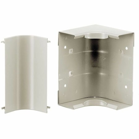 Hubbell Wiring Device-Kellems Internal Elbow Raceway, HBL6750 Series, 4.74 in W, 6-3/4 in H, 4.74 in L, Ivory HBL6717IV