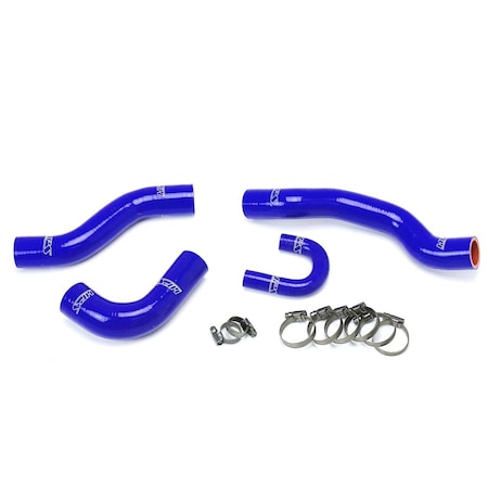 Hps Performance High Temp Reinforced Silicone Radiator Coolant Hose Kit, Blue, 57-1477-BLUE