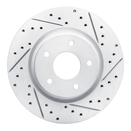 Dynamic Friction Co DFC Geoperformance Rotor - Drilled and Slotted 830-67106R