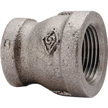 Prosource Reducing Pipe Coupling, 2 x 1-1/2 in, FIP, Steel, SCH 40 Schedule, 300 psi Pressure B240 50X40