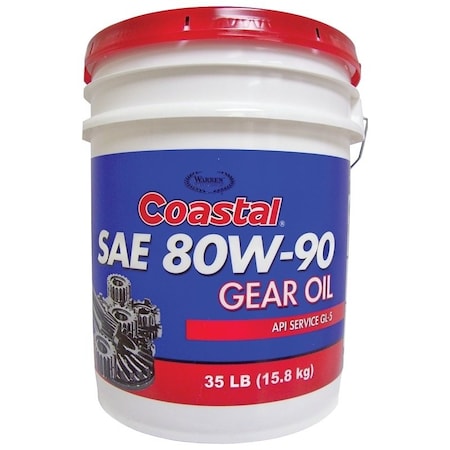 Coastal Coastal 12217 Gear Oil Clear Amber, Petrol, Clear Amber, 35 gal Pail 12217