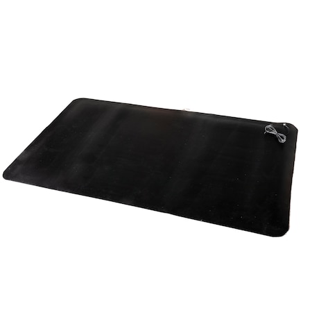 Acl Staticide Anti-Fatigue ESD Mat, Black, 144 in L 61036144