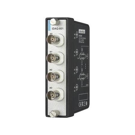Advantech 4-ch, 24-bit, 256kS/s/ch, DSA iDAQ module IDAQ-801-AE