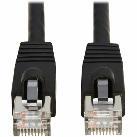 Eaton Tripp Lite Series Cat8 40G Snagless SSTP Ethernet Cable RJ45 M/M, PoE, Black, 12 ft. 3.7 m N272-F12-BK