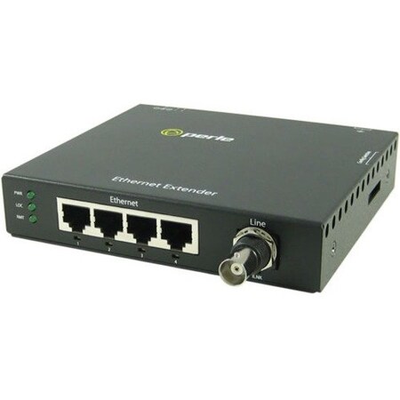 Perle Systems EX-4S1110-BNC VDSL 10/100/1000 ENET EXTENDER BNC VDSL 4PORT 06003724